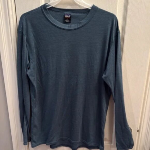 Patagonia Capilene Men's green Long Sleeve Shirt. Size Large - Picture 1 of 6